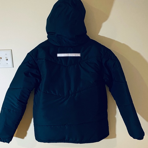 SOLD🌟HP🌟KRONIS Black Puffer Jacket with Hood M - Picture 11 of 13